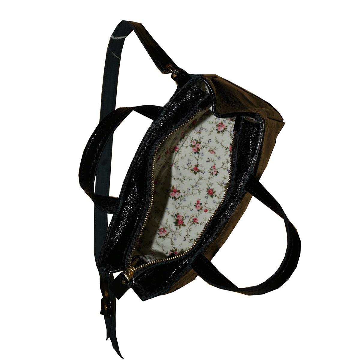 תיק יד מעור שחור לק אלגנט ואצילי